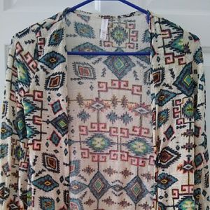 Aztec print wrap around